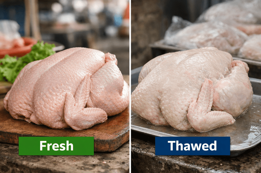 How to Tell If Chicken Is Truly Fresh or Just Thawed